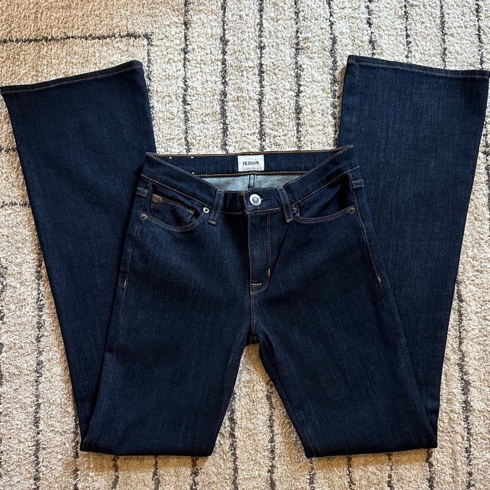 Hudson Jeans midrise Drew bootcut Women’s Dark Indigo Flare Jeans